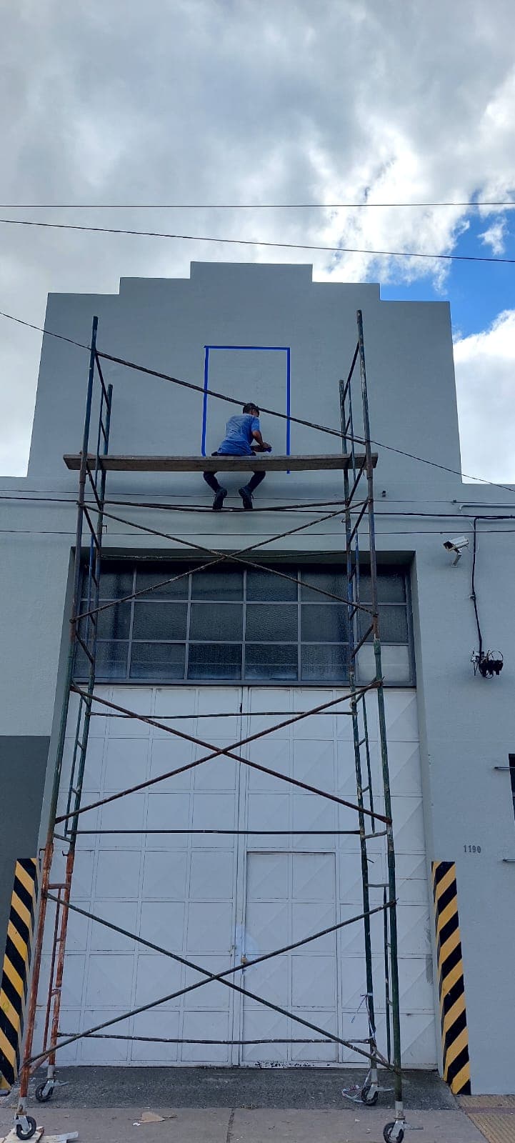 Proyecto de construcción en Tandil: Trabajo de pintura en edificio de Usina de Tandil